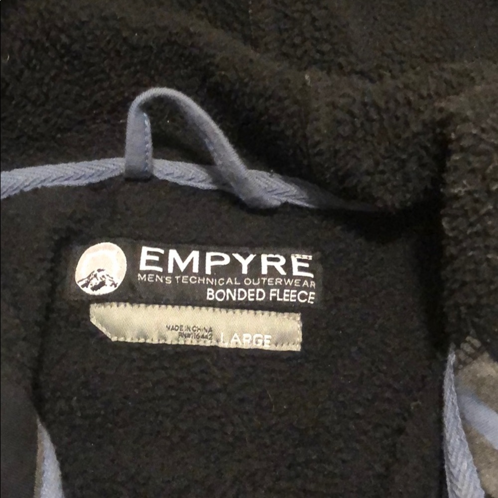 Men’s large fleece snowboarding hoodie